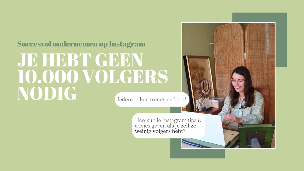 Succes op Instagram met weinig volgers