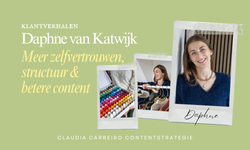 [Banner] Daphne van Katwijk Coaching op Maat (2026) - Claudia Carreiro Contentstrategie